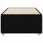 Bed Frame without Mattress Black 90x190 cm Fabric