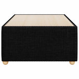 Bed Frame without Mattress Black 90x190 cm Fabric - Top-Down View