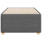 Bed Frame without Mattress Dark Grey King Single Fabric