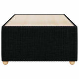 Bed Frame without Mattress Black King Single Fabric - Top-Down View