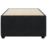 Bed Frame without Mattress Black 90x190 cm Velvet