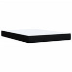 Box Spring Bed with Mattress Dark Grey Full Fabric