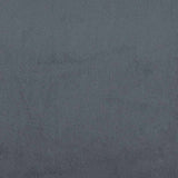 Box Spring Bed with Mattress Dark Grey King Single Velvet