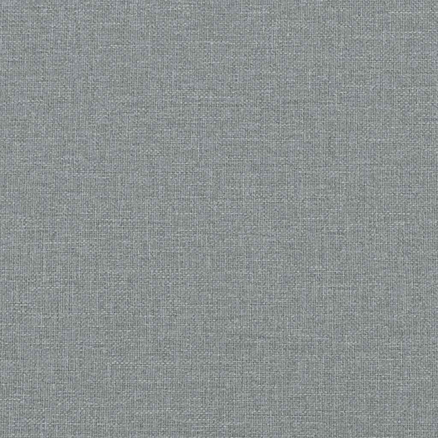 Box Spring Bed with Mattress Dark Grey King Single Fabric