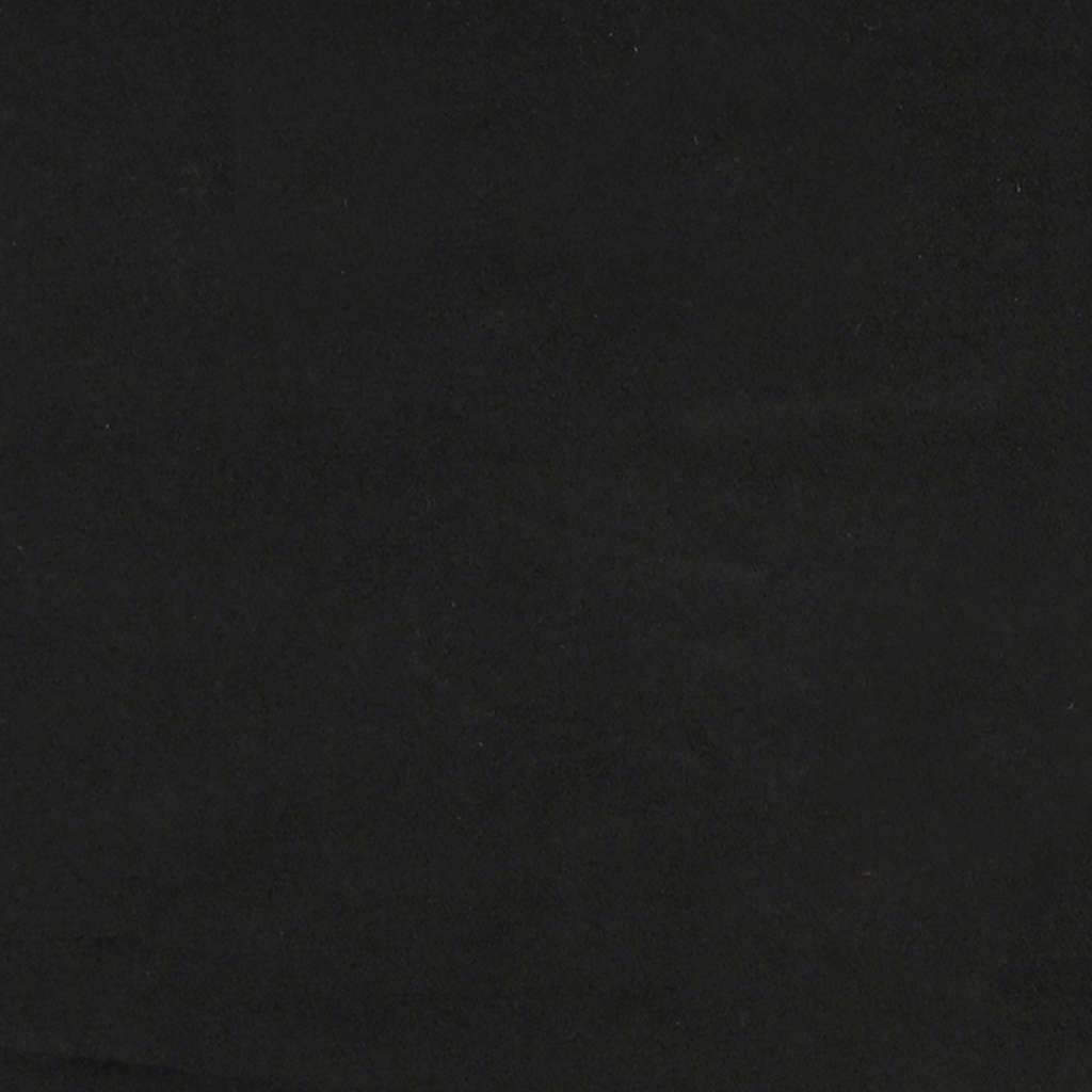 Box Spring Bed with Mattress Black Queen Velvet