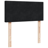 Box Spring Bed with Mattress Black King Single Fabric - 45-Degree Angle