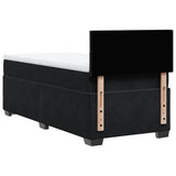 Box Spring Bed with Mattress Black King Single Fabric - Extra Image