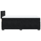 Box Spring Bed with Mattress Black King Single Fabric - Extra Image