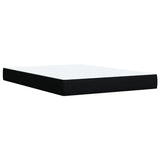 Box Spring Bed with Mattress Dark Grey Queen Fabric - Extra Image