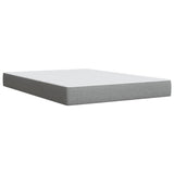 Box Spring Bed with Mattress Dark Grey Queen Fabric - Extra Image
