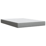 Box Spring Bed with Mattress Dark Grey Queen Fabric - Extra Image