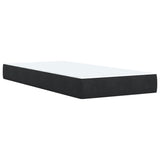 Box Spring Bed with Mattress Black King Single Fabric - Extra Image