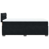 Box Spring Bed with Mattress Black King Single Fabric - Extra Image