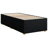 Box Spring Bed with Mattress Black King Single Fabric - Extra Image