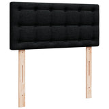 Box Spring Bed with Mattress Black King Single Fabric - Extra Image