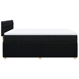 Box Spring Bed with Mattress Dark Grey Double Fabric - Extra Image