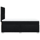 Box Spring Bed with Mattress Black King Single Fabric - Extra Image