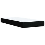 Box Spring Bed with Mattress Black King Single Fabric - Extra Image