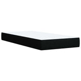 Box Spring Bed with Mattress Black King Single Fabric - Extra Image