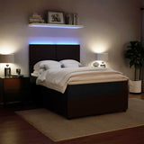 Box Spring Bed with Mattress Black Queen Velvet - 45-Degree Angle