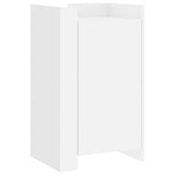 Sideboard White 45x35x75 cm Engineered Wood - Front View