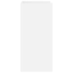 Sideboard White 45x35x75 cm Engineered Wood
