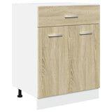 Drawer Bottom Cabinet Lyon Sonoma Oak 60x46x81.5 cm Engineered Wood - Front View
