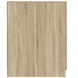 Washing Machine Cabinet Sonoma Oak 70.5x71.5x91.5 cm - 45-Degree Angle