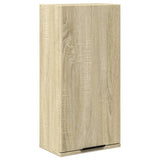 Wall-mounted Bathroom Cabinet Sonoma Oak 32x20x67 cm - Front View