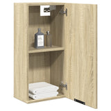 Wall-mounted Bathroom Cabinet Sonoma Oak 32x20x67 cm - Top-Down View