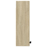 Wall-mounted Bathroom Cabinet Sonoma Oak 32x20x67 cm - Close-Up Angle