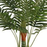 Artificial Palm Tree with 3 Trunks Green 85 cm PP - Top-Down View