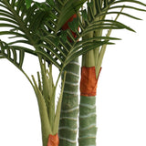 Artificial Palm Tree with 3 Trunks Green 180 cm PP - Front View