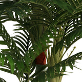 Artificial Palm Tree with 3 Trunks Green 180 cm PP - Side View