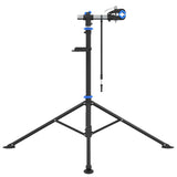 Bike Repair Stand Foldable Adjustable 108-188 cm Blue Steel - 45-Degree Angle