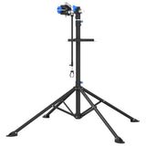 Bike Repair Stand Foldable Adjustable 108-188 cm Blue Steel