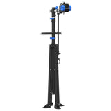 Bike Repair Stand Foldable Adjustable 108-188 cm Blue Steel - Close-Up Angle