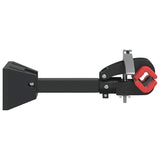 Bike Repair Stand Wall Mounted Foldable Red and Black Steel - 45-Degree Angle