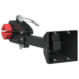 Bike Repair Stand Wall Mounted Foldable Red and Black Steel - Rear View