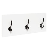 4 Piece Hallway Furniture Set White Engineered Wood - 45-Degree Angle