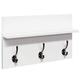 4 Piece Hallway Furniture Set White Engineered Wood