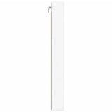 Vitrine Cabinet White 100x8.5x75 cm Engineered Wood