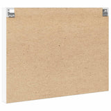 Vitrine Cabinet White 100x8.5x75 cm Engineered Wood - Rear View