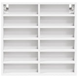 Vitrine Cabinet White 60x8.5x58 cm Engineered Wood
