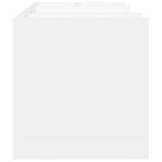 Desk Organiser White 44.5x24x25 cm Engineered wood