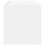 Desk Organiser White 44.5x24x25 cm Engineered wood - 45-Degree Angle