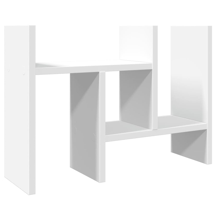 Desk Organiser White 34.5x15.5x35.5 cm Engineered wood