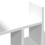 Desk Organiser White 34.5x15.5x35.5 cm Engineered wood