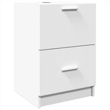 Sink Cabinet White 40x37x59 cm Engineered Wood - Front View