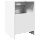 Sink Cabinet White 40x37x59 cm Engineered Wood - Close-Up Angle